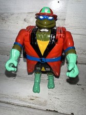 1993-Ninja Turtles TMNT Road Ready Mutations Leo Firetruck Playmates Figure