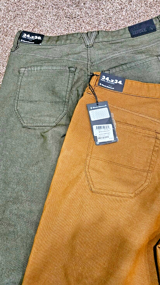 Black Diamond Men's Denim Pants Various Sizes & Colors, 59.99