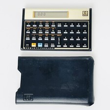 Hewlett Packard HP12C Financial Calculator with Case Guide On Back Tested Read