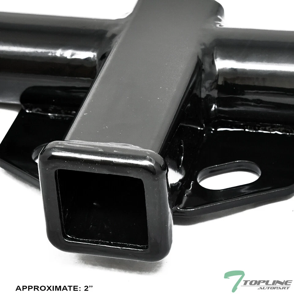 Topline For 2002-2007 Jeep Liberty Class 3 Trailer Hitch Tow Receiver 2" - Black - Image 3 of 4