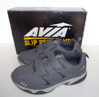AVIA Mens WIDE FIT Grey Memory Foam Non Slip Trainers Casual Shoes New Size  UK