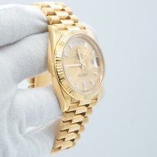 Rolex Day-Date 40mm Factory Champagne Baguette Diamond Watch 228238 2