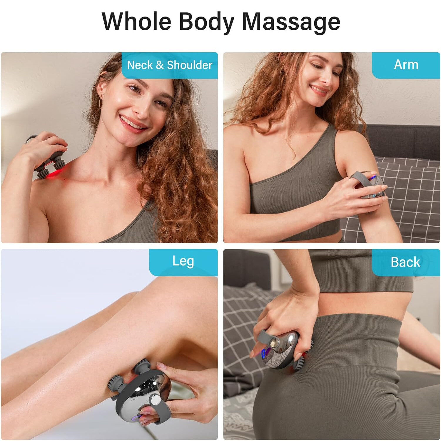 Elektrisches Kopfmassagegerät Kopfhaut-Massagegerät Haustier Massagegerät 800mAh