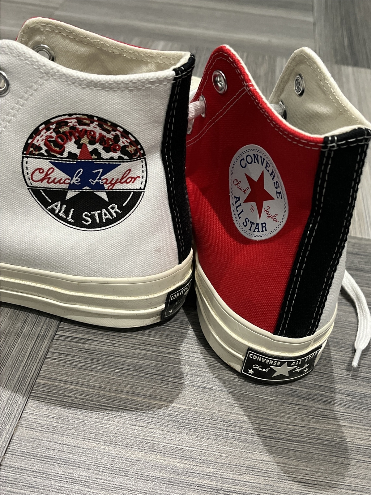 Converse Chuck 70 Hi Top Logo Play University Red White 166747C Size UK 6  EUR 39 | eBay
