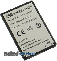 Mugen 1800mah Slim Extended Battery For Sprint Htc Evo Shift 4g Cell Phone on sale Mugen 1800mah Slim Extended Battery For Sprint Htc Evo Shift 4g Cell Phone on sale