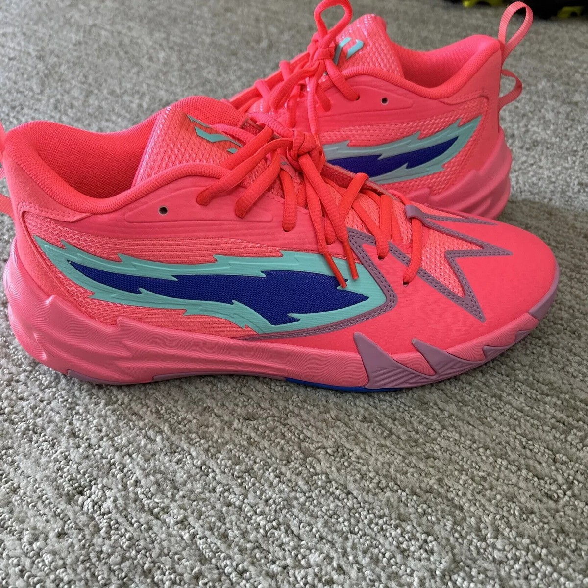 PUMA Scoot Zeros Sunset Glow Pink/Blue Basketball Men\'s Size 11 - 310415-02 Deals on Men main image 3