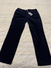 Ralph Lauren Collection Purple Label Cotton Velvet Trousers Sz 10 New