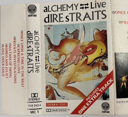 Dire Straits Alchemy Live Music Cassette 2x Tape 818 243-4 Vertigo 1984 Chrome - Picture 4 of 24