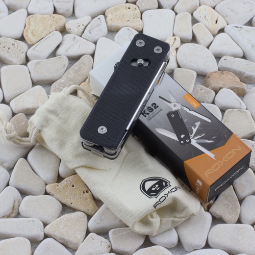 Roxon KS2 Mini Multi Tool Folding Pocket Knife Scissors Screwdriver Awl Saw eBay