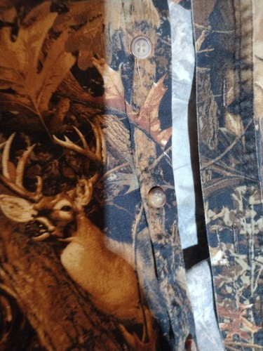Mens Clearwater Deer Print Button Down Shirt - Bild 7 von 7