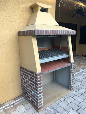 CONCRETE BARBECUE SANTA MARIA GRILL | eBay