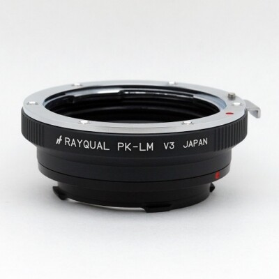 ''Rayqual'' Mount Adapter for Leica M Body to Pentax K Lens ''Made in Japan''