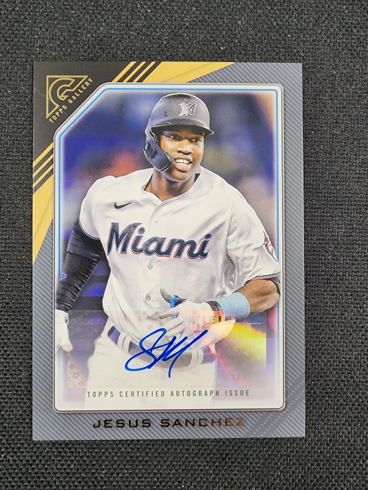 2022 Topps Gallery Jesus Sanchez Auto #YSA-JS signature Autograph Miami Marlins