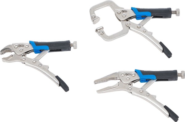 Mini-Gripzangen-Satz, 3-Tlg. Langbeck-Gripzange, SchweißEr-Gripzange, Gripzange-image