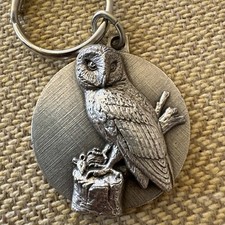 Vintage Keychain Owl