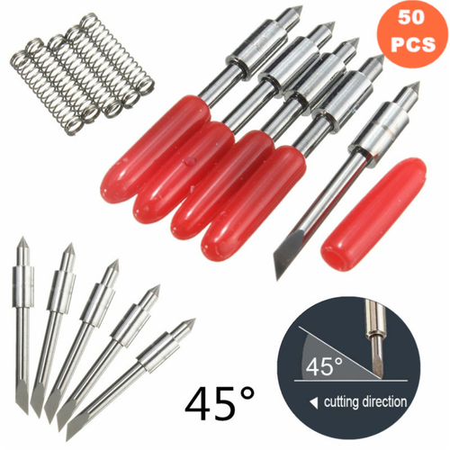 HQ 10pcs Lame per Graphtec CB15 Taglierina Vinile Plotter da Taglio 30° 45° 60° - Foto 5 di 10