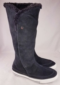 converse fur boots