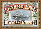 10328.Decoration Poster.Wall Art.Home room.Cunard Line travel.sailing boat decor