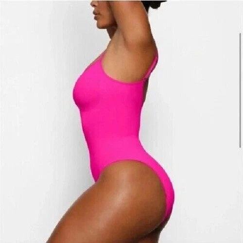 Body Skims Flamingo Barbie Rosa Caliente Sin Costuras Esculpir 1 Pieza 4X 5XL Foto 4 de 4