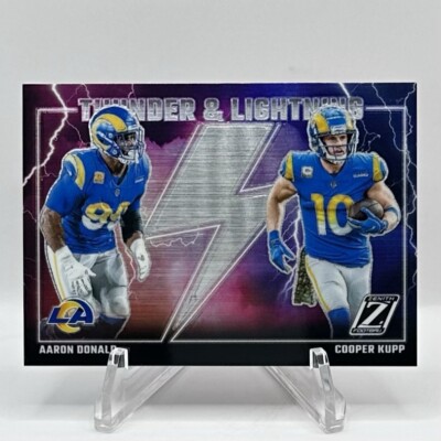 2023 Panini Zenith AARON DONALD COOPER KUPP #15 Thunder and Lightning - LA Rams