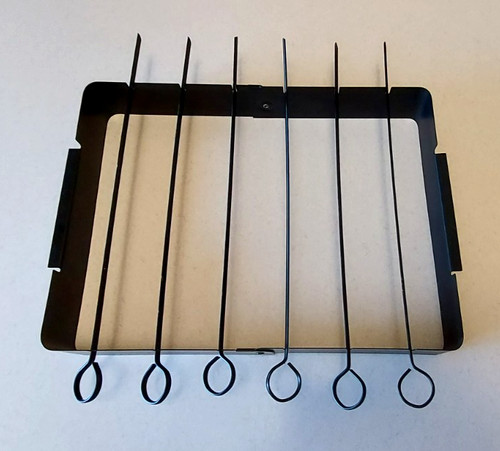 Kabob Rack and Skewers Grill Accessory