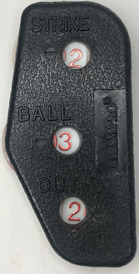 Comptoir D'arbitre Baseball/softball Vintage - Clicker Manuel Métal Strikes/balls/outs