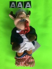 Meanie Baby BULL CLINTON New Twisted Toys Infamous Series NWT