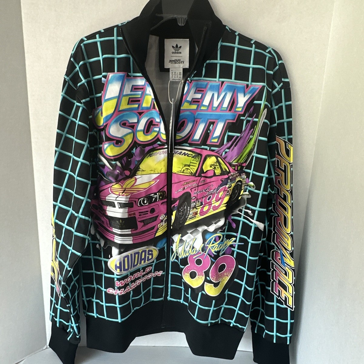 ADIDAS X JEREMY SCOTT Men Rally Graphic Track Jacket Size M NWT
