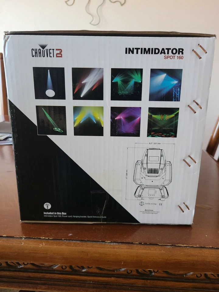 Chauvet DJ Intimidator Spot 160 ILS 60w DMX Moving Head Beam Light w/LCD Display - Image 2 of 3