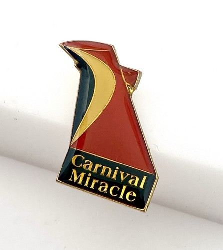 Carnival Miracle - Defunct Fantasy Class Cruise Ship Vintage Travel Lapel Pin - Picture 2 of 4