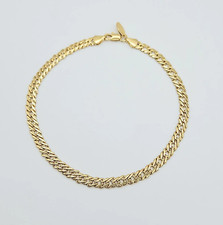 Gold 5mm Double Link Bracelet or Anklet, 14k ...