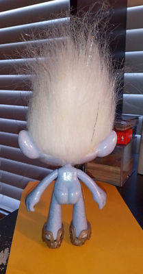 2015 Hasbro Dreamworks Diamond Blue Sparkle Glitter Troll Doll