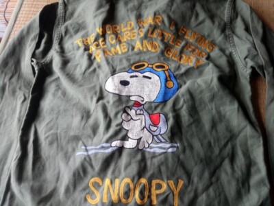 snoopy pilot shirt