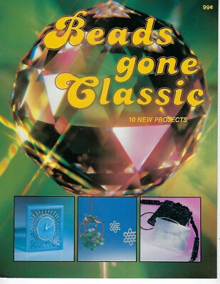 Beads Gone Classic Vintage Beading Craft Book Instructions Christmas Patterns
