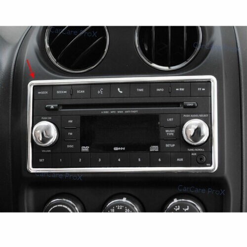 1Pc Center Console Trim Chrome For JEEP Patriot Compass 2010 16 eBay
