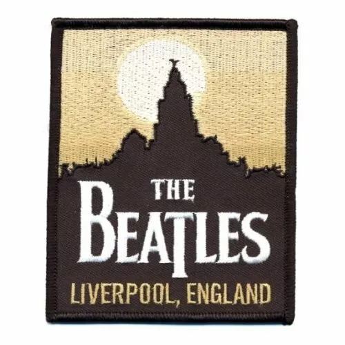 official THE BEATLES - SEW ON IRON PATCH apple logo LIVERPOOL yellow submarine - Picture 10 of 13