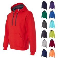 Fruit of the Loom SofSpun 2 Color Mens Hoodie Pullover Sweatshirts SF76R