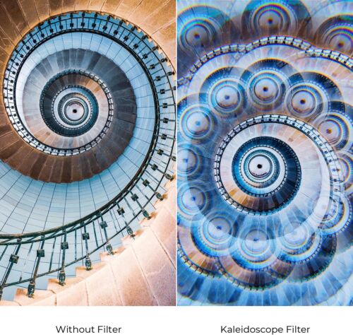 K&F Concept Kaleidoscope Filter Special Effects Lens Filter Prism Crystal Glass - Picture 4 of 48
