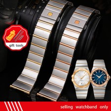 Gekerbtes Uhrenarmband für Omega veredeltes Stahlband Omega Double Eagle Cons...