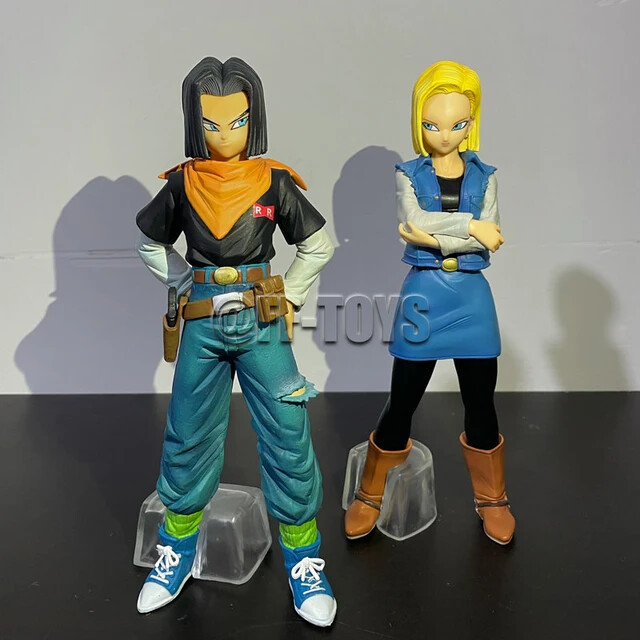 Figurine Dragon Ball Z - Android 17 - PVC 29 Cm Avec Socle - Collection Manga