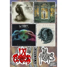 In Flames Albums Sticker Pack | Whoracle Battles Siren Charms Heavy Metal Band