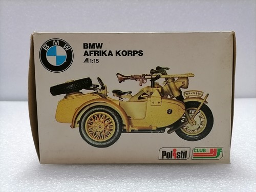 BMW R75 Army with Sidecar - Vintage 1:16 Scale model , Polistil , Italy 1976 - Picture 7 of 10