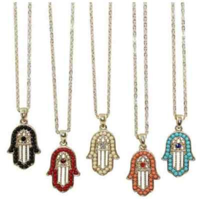 FATIMA HAND ANHÄNGER FATMA KHOMSA ANHÄNGER AMULETT LUCKY HAMSA TALISMAN GLÜCK