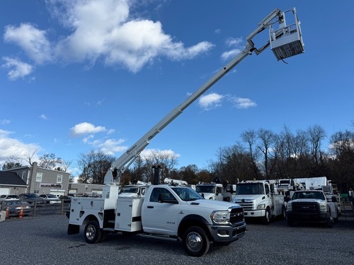 2022 RAM 5500 Used Posi-Plus 700-40 Cable Placer Boom Utility Truck Cummins 4X4