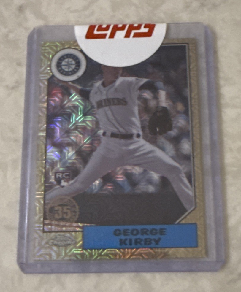 2022 Topps Update Series - 1987 Chrome Silver Pack Mojo George Kirby RC #T87C-45