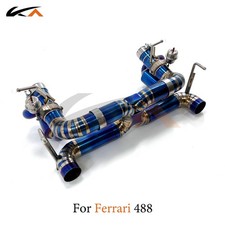 KA Catback Exhaust For Ferrari 488 Titanium Alloy Rear Section