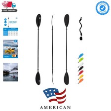 Kayak Paddle 86in/218cm, 90.5in/230cm, 95in/241cm Alloy Shaft Kayaking Boatin...