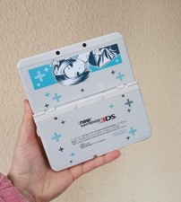 Nintendo New 3DS Cover Plates - Anime Girl Blue  White Cross Replacement Shell