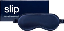 slip Pure Silk Sleep Mask - Navy 100 Mulberry Silk, Ultra Soft ...