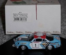 813 1/43 Alpine Renault A110 1800S No.1 Tour de Corse Winner Rally 1973 ALPINE